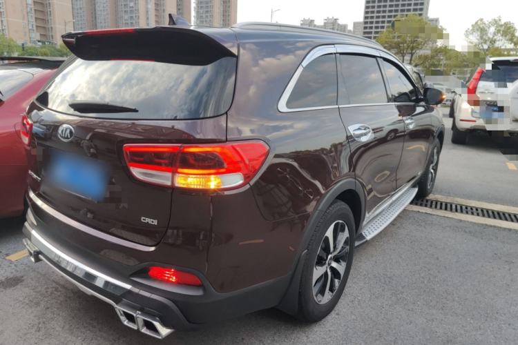 Used Kia Sorento 2015 Sorento L 2.2T Diesel 4WD Elite Edition 7 Seats China IV Standard Rear Right 45 Deg