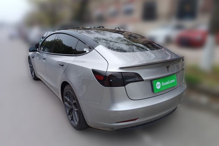 Used Tesla Model 3 2022 Performance High-Performance All-Wheel-Drive Version Rear Left 45 Deg