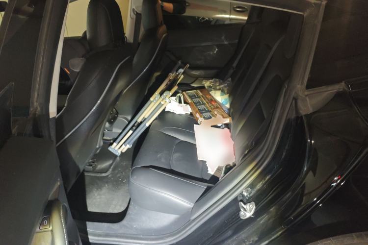 Used Tesla Model 3 2021 Standard Range Rear-Wheel Drive Upgraded Version 3D6 Left Rear Seat