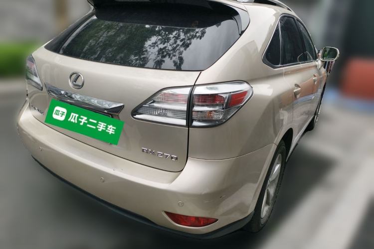 Used Lexus RX Classic 2011 270 Luxury Edition Rear Right 45 Deg