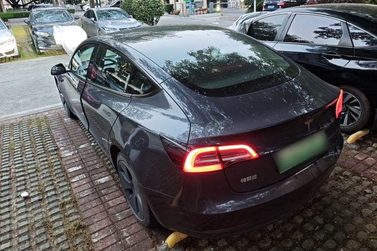 Used Tesla Model 3 2021 Revised Version Standard Range Rear-Wheel Drive Upgraded Edition 3D1 Rear Left 45 Deg