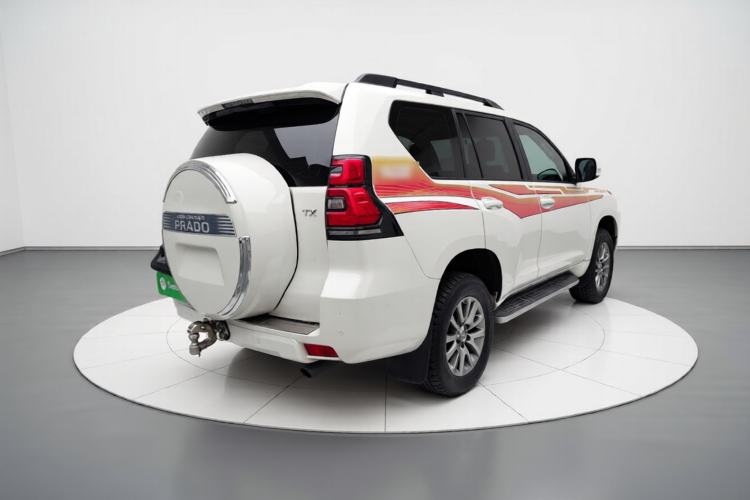 Used Toyota Prado 2018 3.5L Automatic TX-L with Rear-Mounted Spare Tire Exterior 5