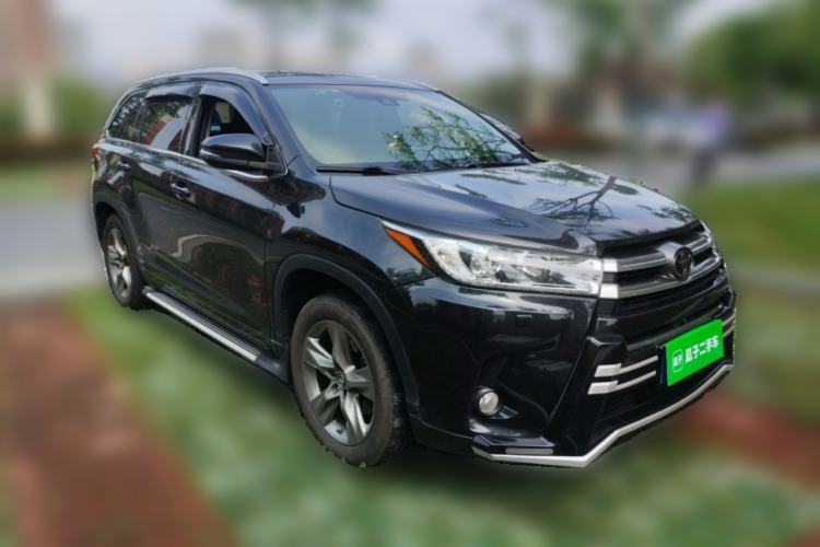 Used Toyota Highlander 2018 2.0T Four-Wheel Drive Ultimate Edition 7-Seater Emission Standard China V Front Right 45 Deg