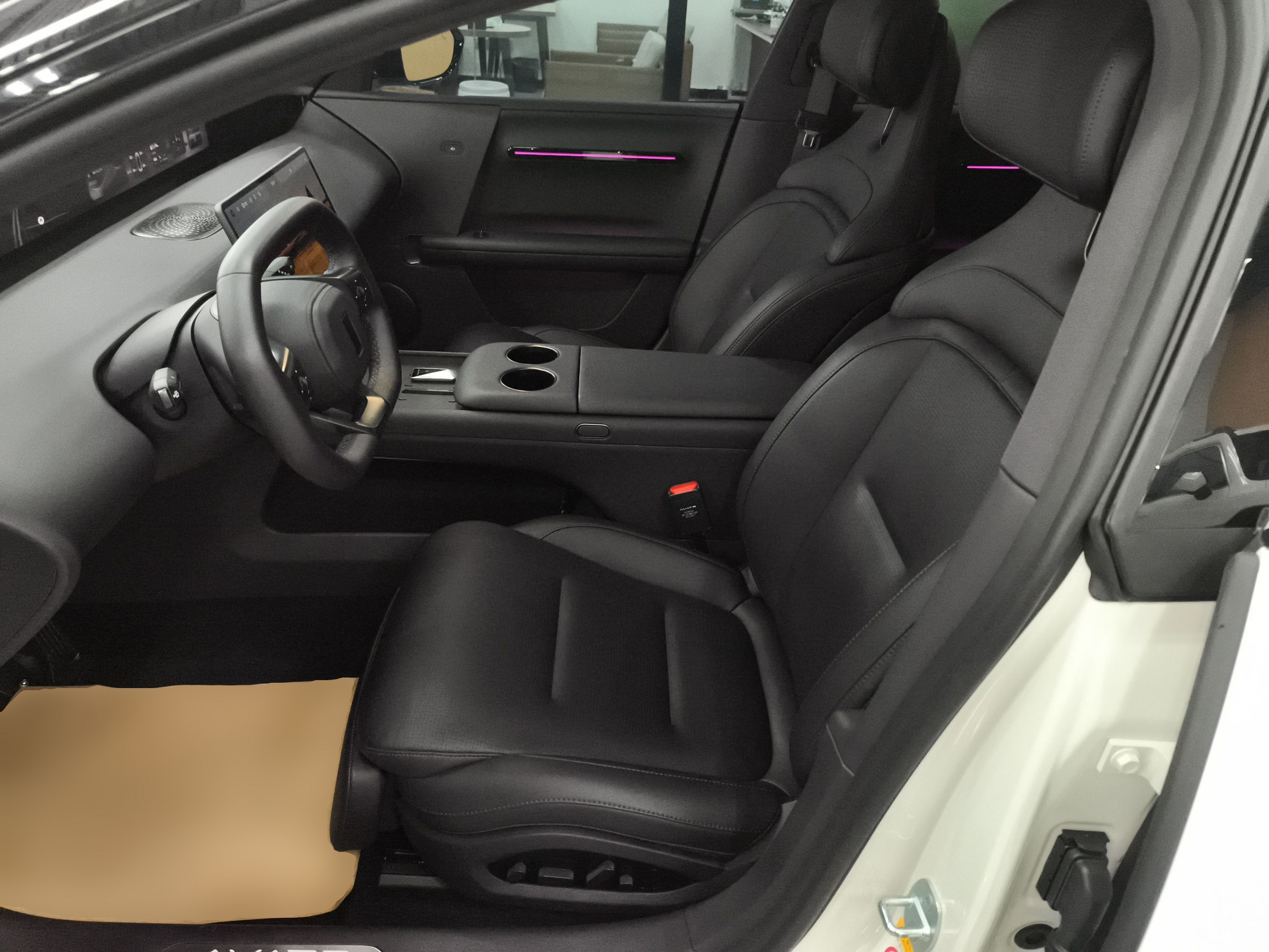 Avant de la voiture