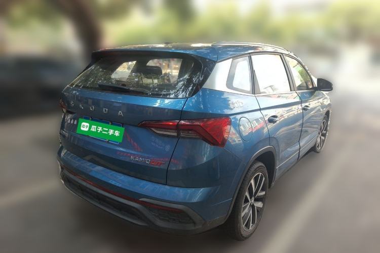 Used Skoda Kamiq 2020 GT 1.5L Automatic Comfort Edition China VI Standard Rear Right 45 Deg