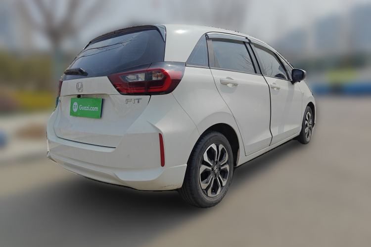 Used Honda Fit 2021 1.5L CVT Trend Edition Rear Right 45 Deg