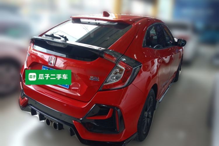 Used Honda Civic 2021 HATCHBACK 220TURBO CVT New Trendsetter Rear Right 45 Deg