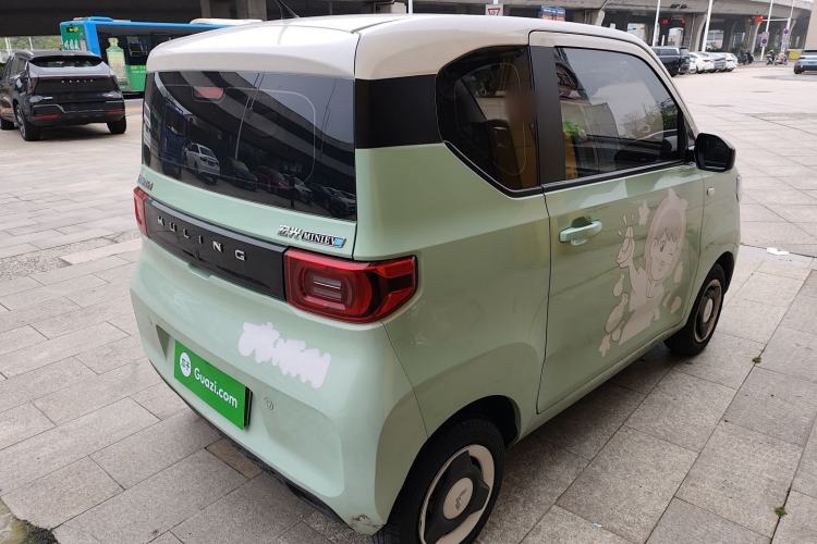 Used Wuling Hongguang MINIEV 2021 Macaron Premium Model – Lithium Iron Phosphate Rear Right 45 Deg
