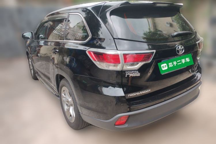 Used Toyota Highlander 2015 2.0T Four-Wheel Drive Luxury Edition 7-Seater Rear Left 45 Deg