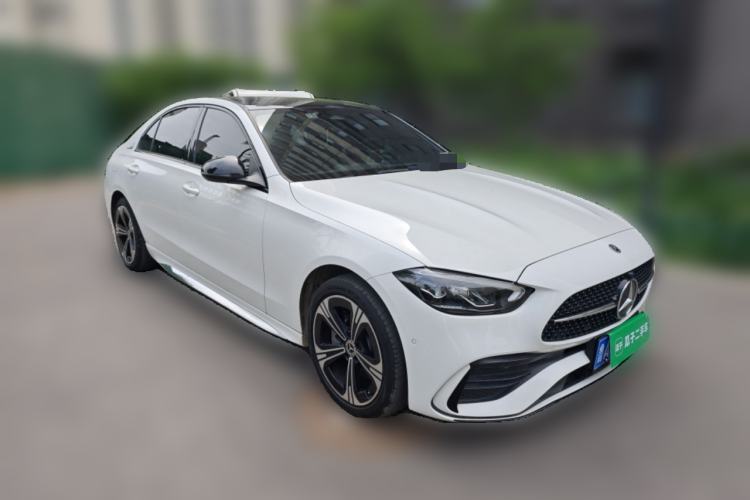 Used Mercedes-Benz C-Class 2022 C 260 L Obsidian Night Sport Edition Front Right 45 Deg