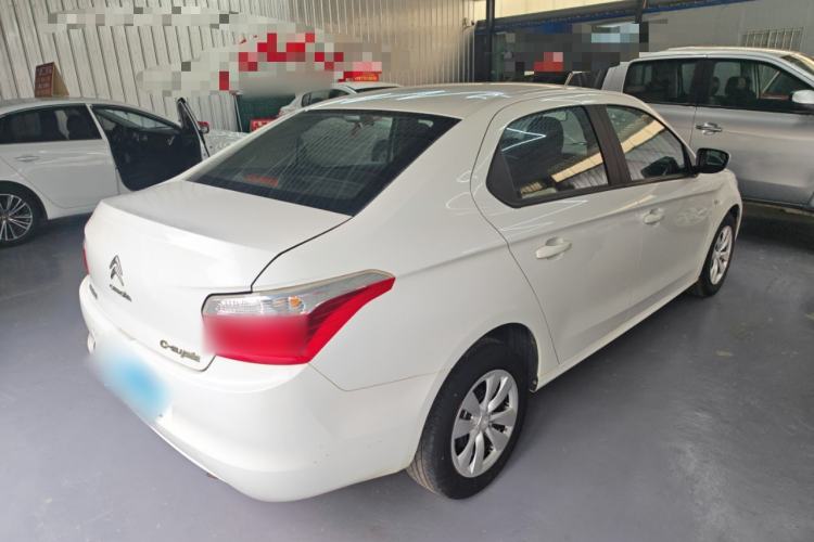 Used Citroen Elysee 2016 1.6L Automatic Fashion Model Rear Right 45 Deg