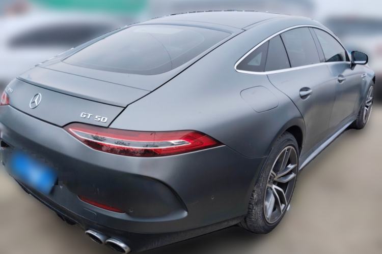 Used Mercedes-Benz AMG GT 2019 AMG GT 50 four-door sports car Rear Right 45 Deg