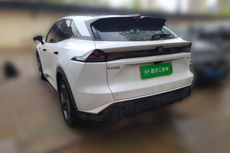 Used Deepal S07 2025 215Max Deep Blue Intelligent Driving AD PRO Range-Extended Version Rear Left 45 Deg