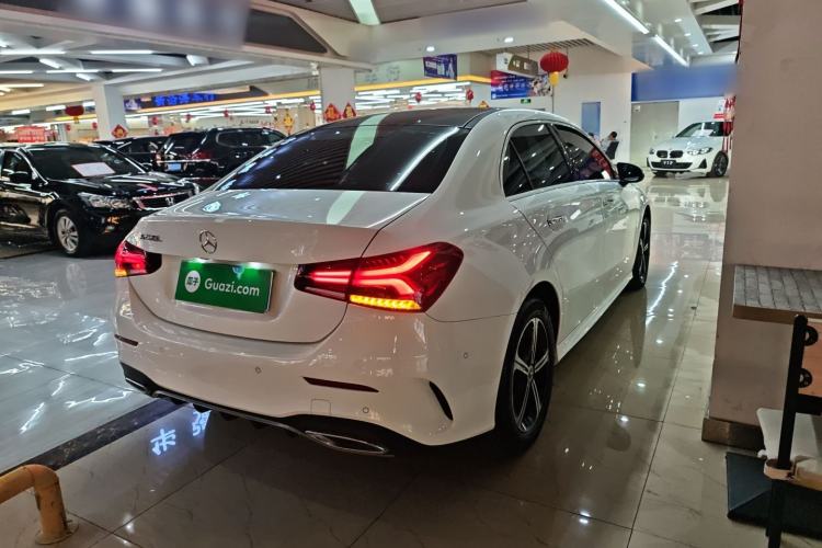 Used Mercedes-Benz A-Class 2022 Second Facelift A 200 L Sport Sedan Fashion Version Rear Right 45 Deg