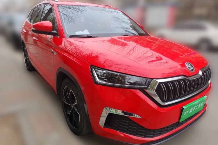 Used Skoda Kamiq 2020 GT 1.5L Automatic Flagship Model China VI Standard Front Right 45 Deg
