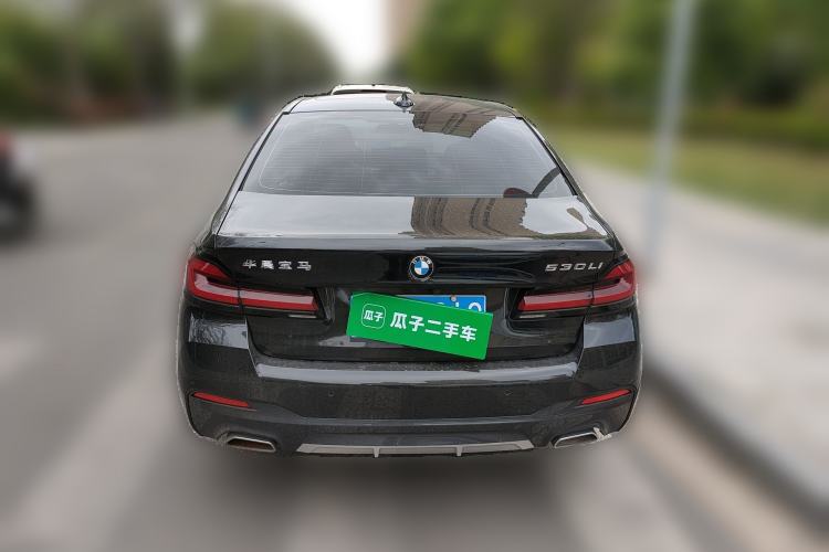 Used BMW 5 Series 2022 Second Facelift 530Li Luxury Version M Sport Package Rear
