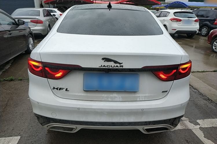 Used Jaguar XFL 2021 XFL 2.0T P250 All-Wheel-Drive Shimmering Black Sport Edition Rear