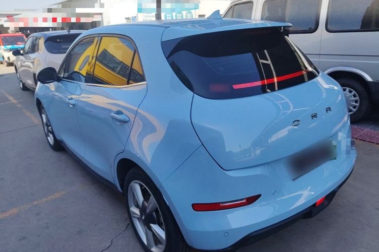 Used ORA Good Cat 2022 400km Standard Range Luxury Version Ternary Lithium Rear Left 45 Deg