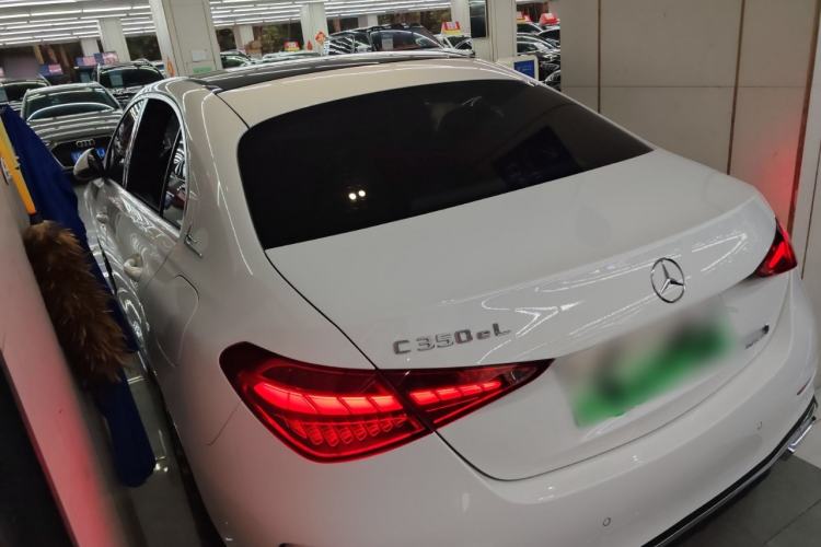 Used Mercedes-Benz C-Class New Energy 2023 Second Facelift C 350 eL Rear Left 45 Deg