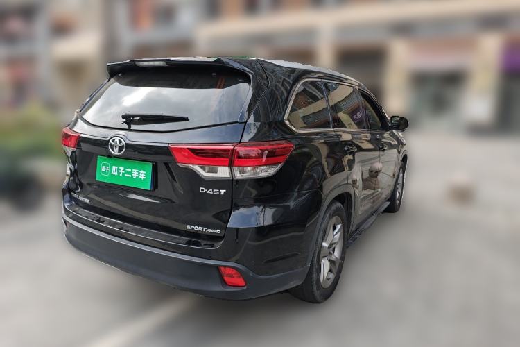 Used Toyota Highlander 2018 2.0T Four-Wheel Drive Prestige Version 7 Seats China VI Standard Rear Right 45 Deg