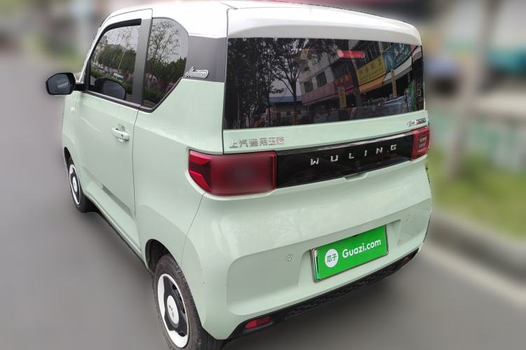 Used Wuling Hongguang MINIEV 2022 Macaron Fashion Model Lithium Iron Phosphate Rear Left 45 Deg