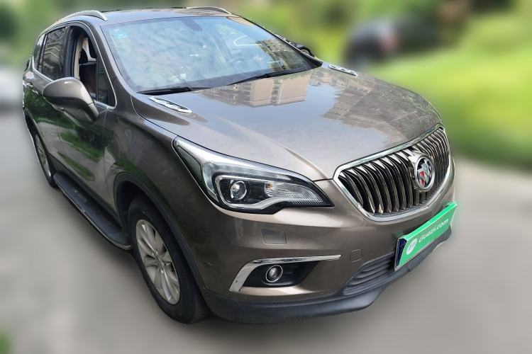 Used Buick Envision 2017 28T Four-Wheel Drive Elite Model Front Right 45 Deg