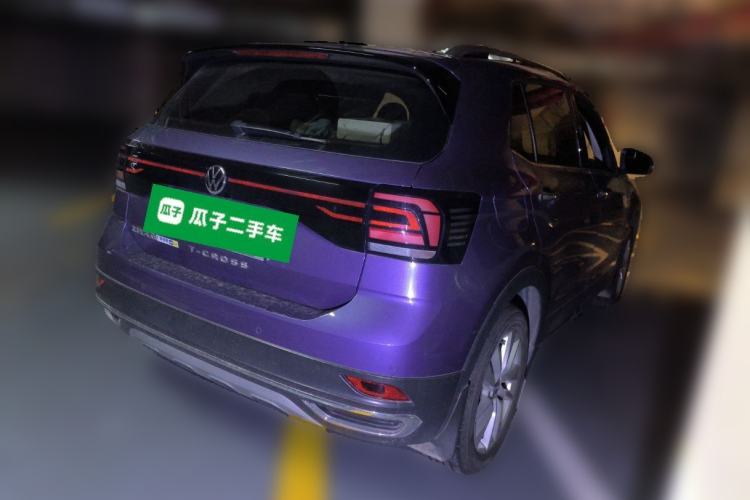 Used Volkswagen T-Cross 2020 1.5L Automatic Comfort Edition Rear Right 45 Deg