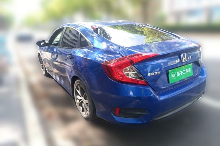 Used Honda Civic 2019 220TURBO CVT Dynamic Edition China VI Rear Left 45 Deg