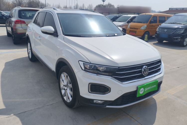 Used Volkswagen T-ROC 2021 Revised Version 280TSI DSG Two-Wheel Drive Elite Connect Edition Front Right 45 Deg