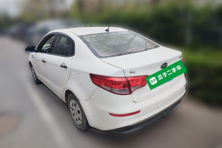 Used Kia K2 2015 Sedan 1.4L Manual Transmission GL Rear Left 45 Deg