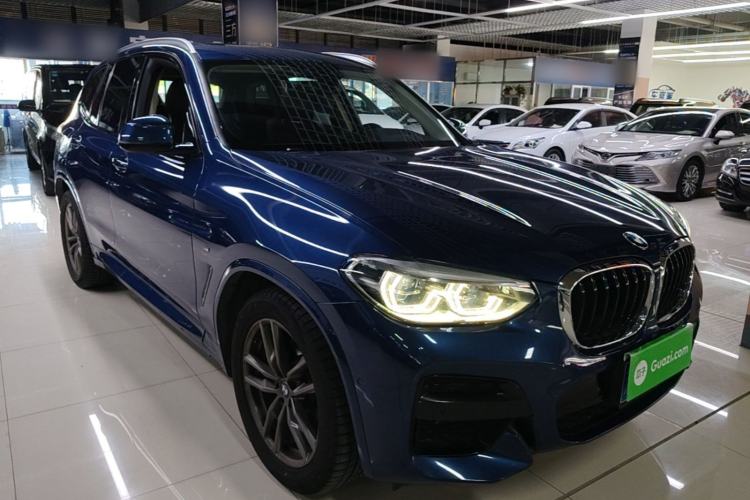 Used BMW X3 2019 xDrive28i M Sport Package Front Right 45 Deg