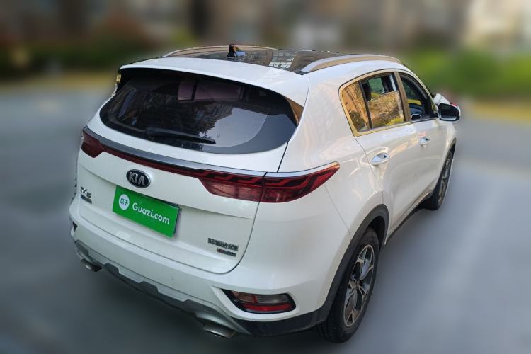 Used Kia KX5 2019 1.6T Automatic Two-Wheel Drive Luxury Edition Rear Right 45 Deg
