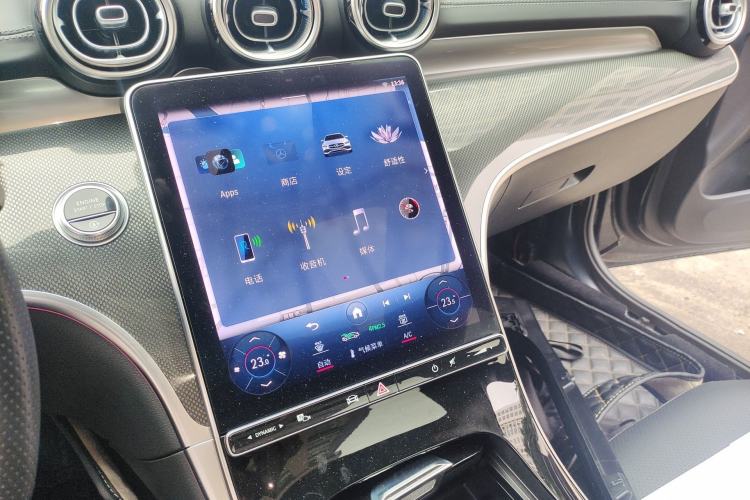 Used Mercedes-Benz C-Class 2023 Restyled C 260 L Night Edition Sports Version Audio And AC Panel