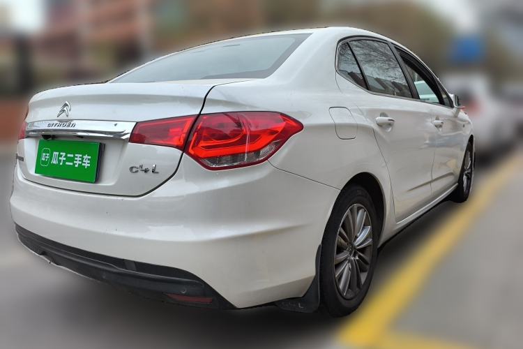 Used Citroen C4L 2013 1.8L Automatic Jingzhi Edition Rear Right 45 Deg