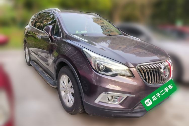 Used Buick Envision 2017 28T Four-Wheel Drive Elite Model Front Right 45 Deg