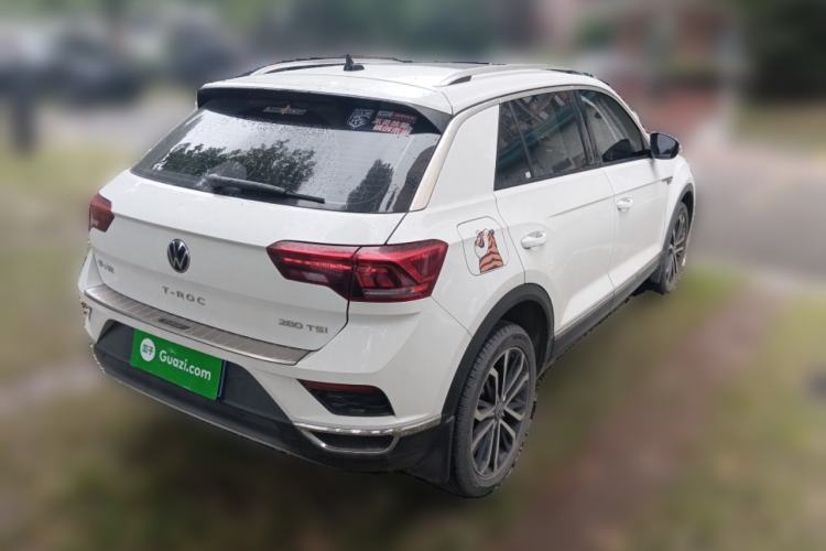 Used Volkswagen T-ROC 2021 Revised Version 280TSI DSG Two-Wheel Drive Comfort & Smart Connectivity Edition Rear Right 45 Deg