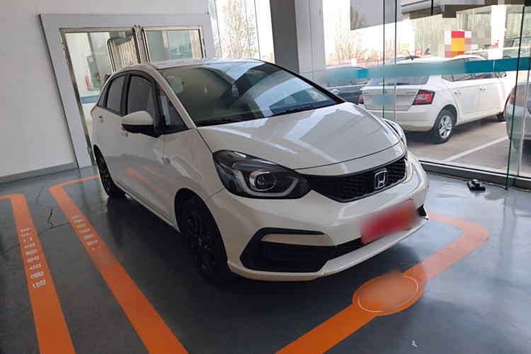 Used Honda Fit 2021 1.5L CVT Trend Edition Front Right 45 Deg