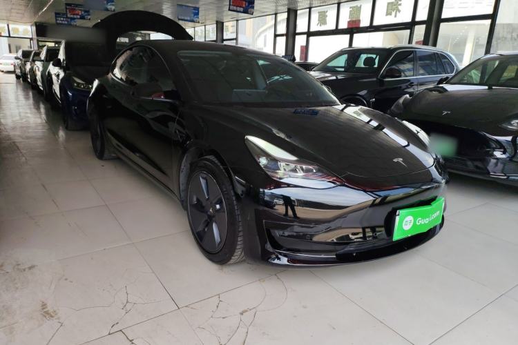 Used Tesla Model 3 2021 Standard Range Rear-Wheel Drive Upgraded Version 3D6 Front Right 45 Deg