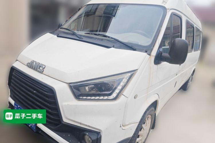Used JMC Transit 2021 2.8T Space King Standard Version Long Wheelbase Mid-Height Roof Rear Single Tire – Step 6-Seater Diesel China VI Emission Standard JX493