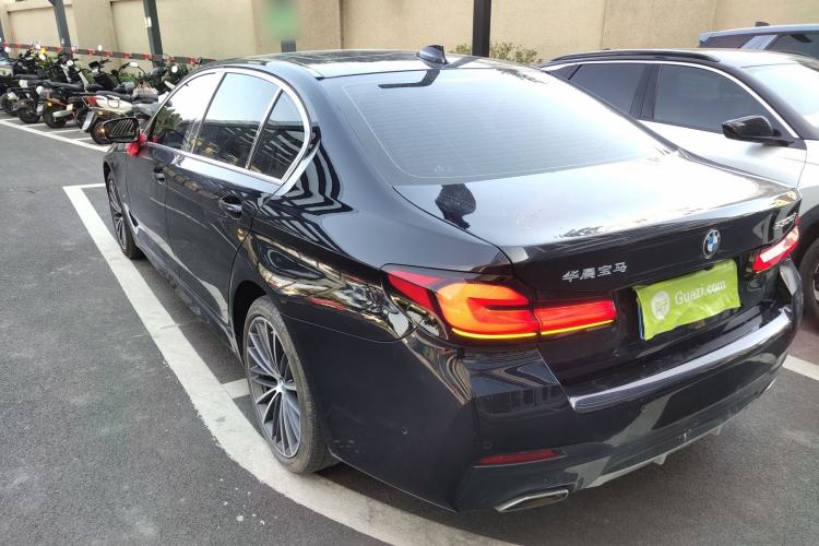 Used BMW 5 Series 2022 Second Facelift 530Li Leading Edition M Sport Package Rear Left 45 Deg