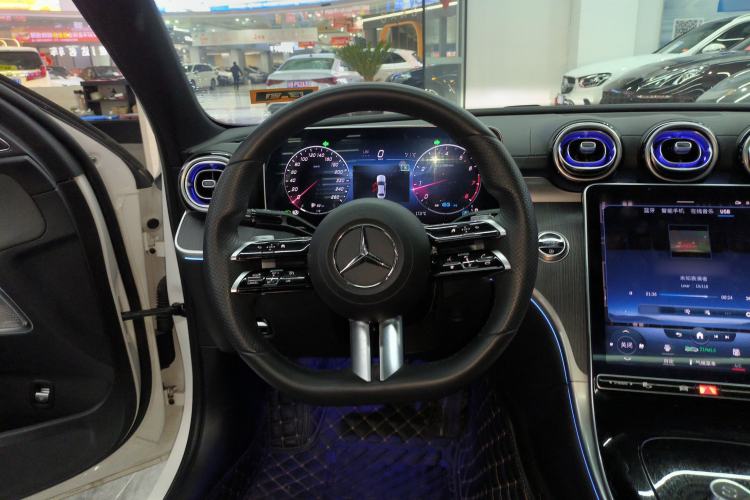Used Mercedes-Benz C-Class 2022 Revised C 260 L Starry Night Sport Edition Steering Wheel