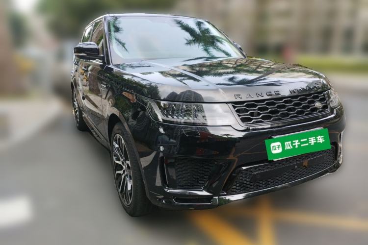 Used Land Rover Range Sport 2021 3.0 L6 YAO Black Edition Front Right 45 Deg