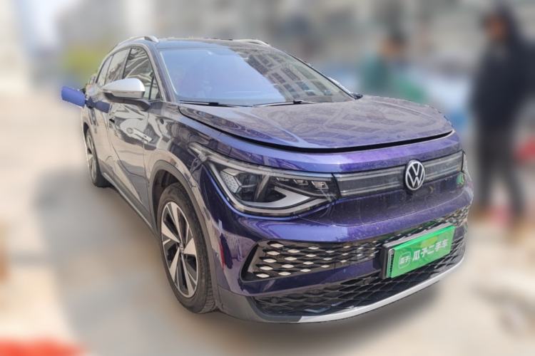 Used Volkswagen ID.6 X 2021 Pro Smart Long-Range Edition Front Right 45 Deg