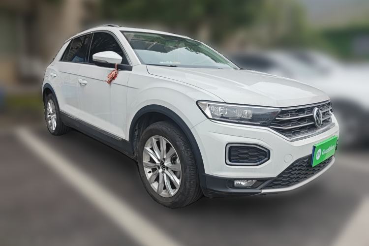 Used Volkswagen T-ROC 2021 280TSI DSG Two-Wheel Drive Elite Connect Edition Front Right 45 Deg