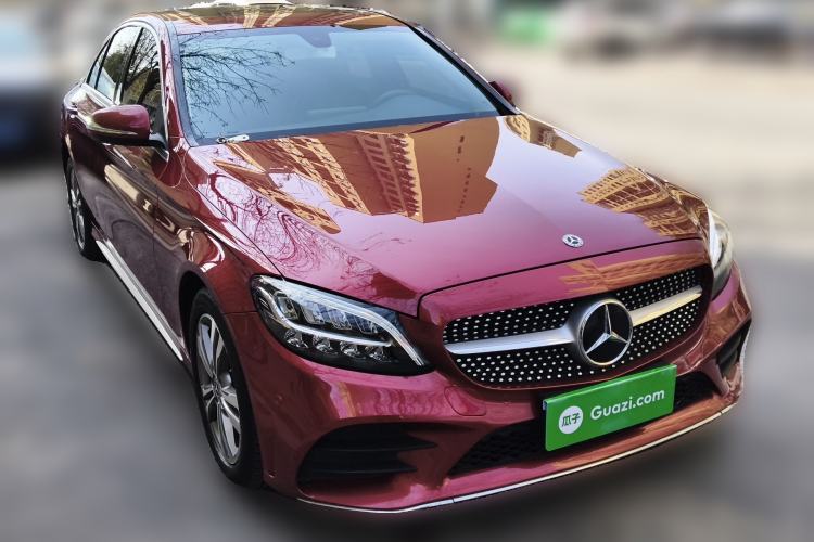 Used Mercedes-Benz C-Class 2019 C 180 L Fashion Edition Sport Version Front Right 45 Deg