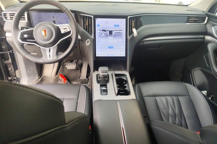 Used Hongqi HS7 PHEV 2024 2.0T PHEV Four-Wheel Drive Flagship Edition 7 Seats Center Console