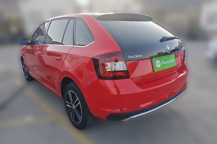 Used Skoda Rapid Spaceback 2018 1.6L Automatic Sport Edition Rear Left 45 Deg