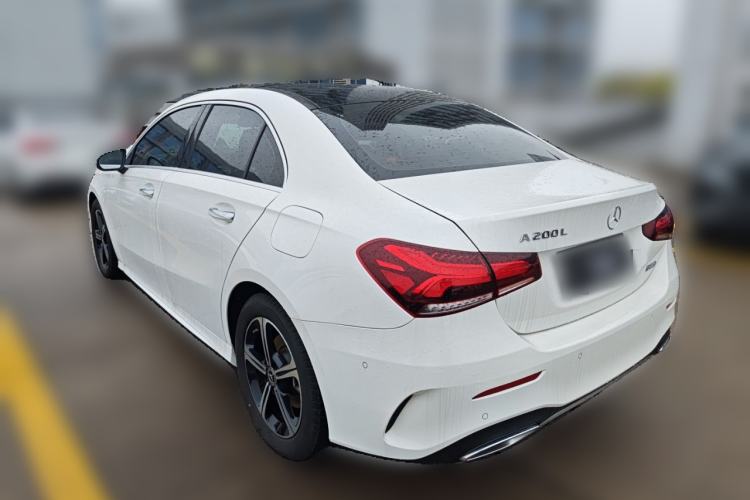 Used Mercedes-Benz A-Class 2022 Revised Version A 200 L Sport Sedan Fashionable Style Rear Left 45 Deg