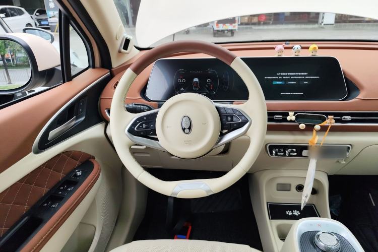 Used ORA Good Cat 2022 Morandi Edition 400km Standard Range Premium Version Lithium Iron Phosphate Steering Wheel