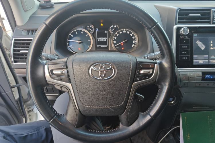 Used Toyota Prado 2018 3.5L Automatic TX-L with Rear-Mounted Spare Tire Steering Wheel